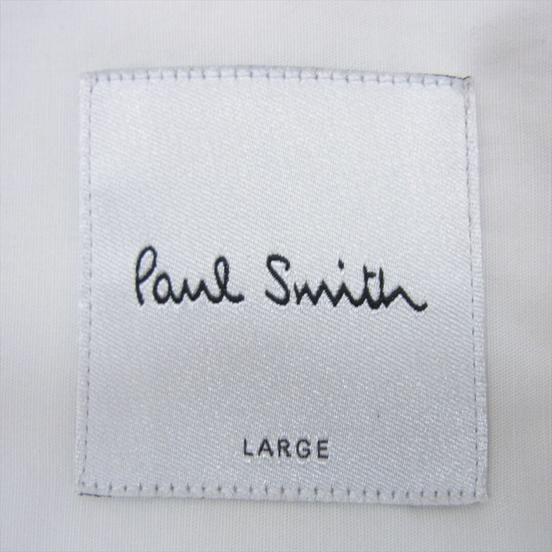 Paul Smith(ポールスミス)のPaul Smith ポール・スミス 103329 672T リヨセル コットン ロングシルエット 長袖 シャツ ホワイト系 L【中古】 メンズのトップス(シャツ)の商品写真