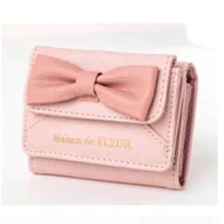 メゾンドフルール(Maison de FLEUR)のMaison de FLEUR RIBBON CARD CASE BOOK(財布)