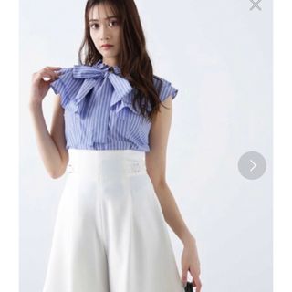 ジルバイジルスチュアート(JILL by JILLSTUART)のジルバイジルスチュアート  フリルブラウス(シャツ/ブラウス(半袖/袖なし))