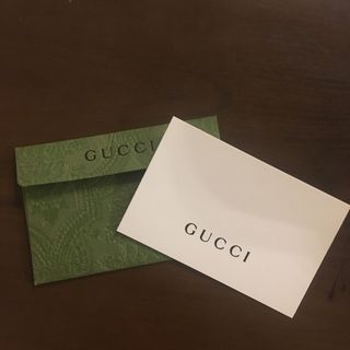 グッチ(Gucci)のグッチ　GUCCI メッセージカード　プレゼント(ショップ袋)