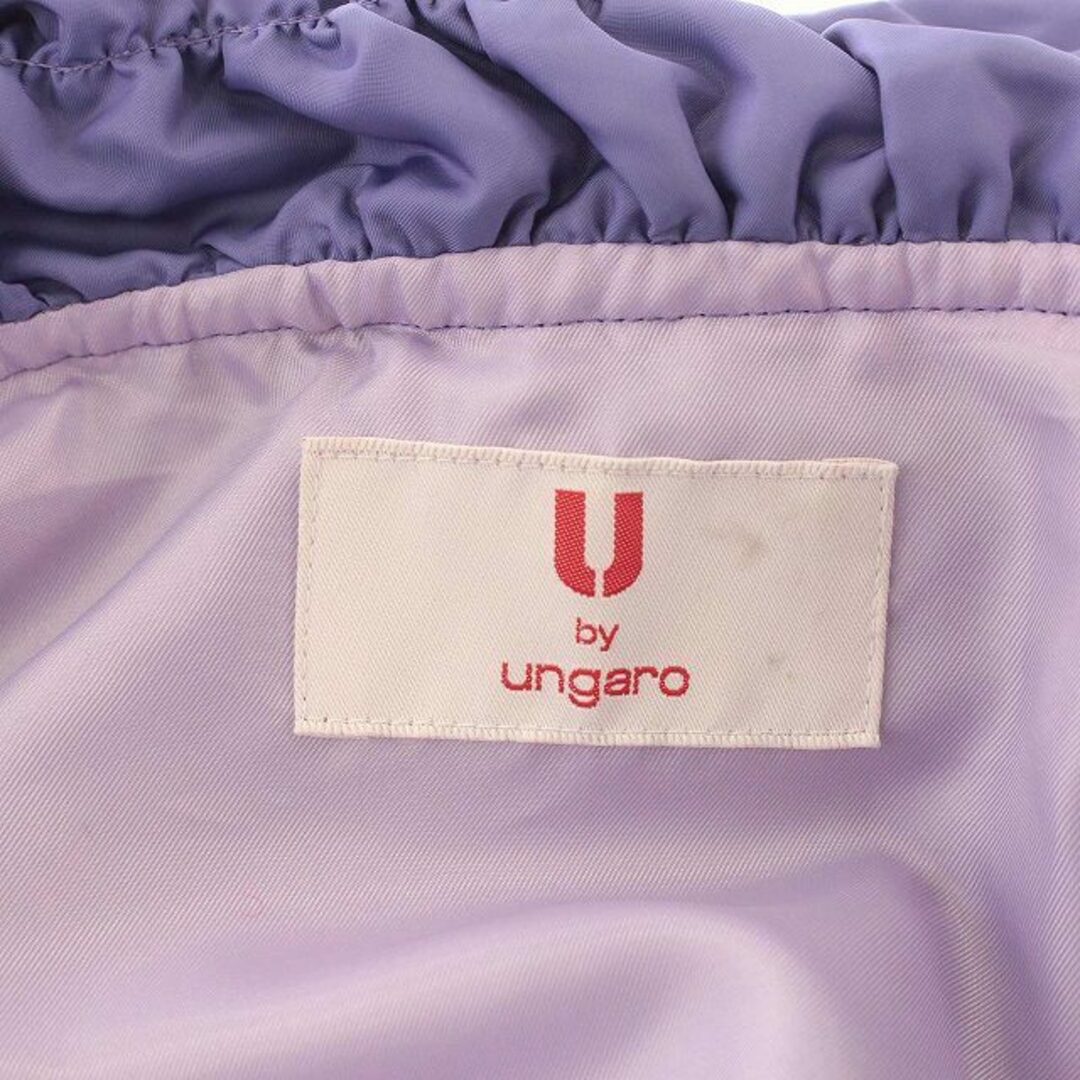 U by ungaro(ユーバイウンガロ)のウンガロ U ungaro ダウンコート ショールカラー ジャケット 38 紫 レディースのジャケット/アウター(ダウンコート)の商品写真