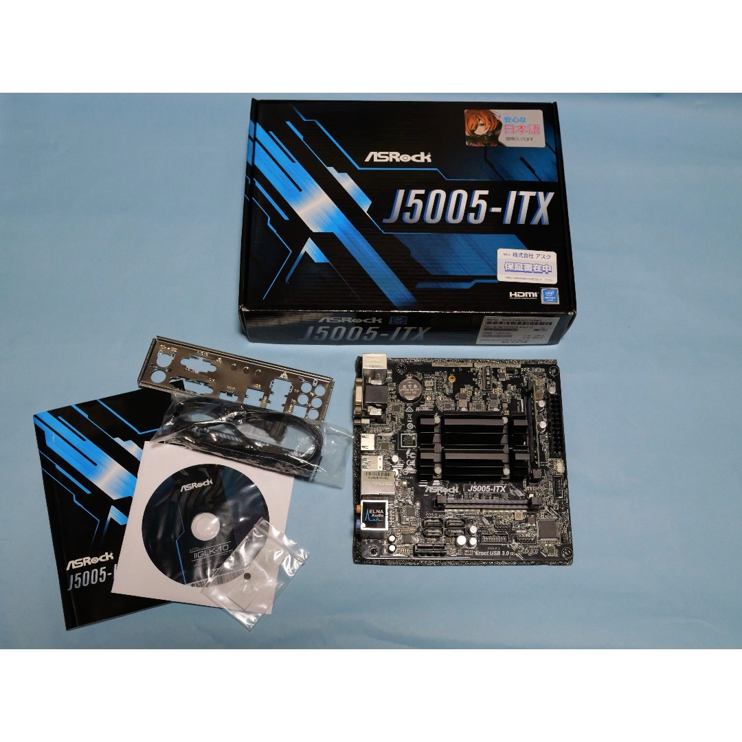 PCパーツ ASRock J5005-ITX