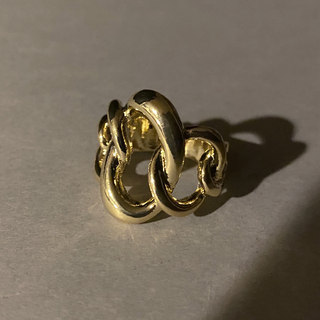 アメリヴィンテージ(Ameri VINTAGE)のContrast thick chain ring gold No.990(リング(指輪))