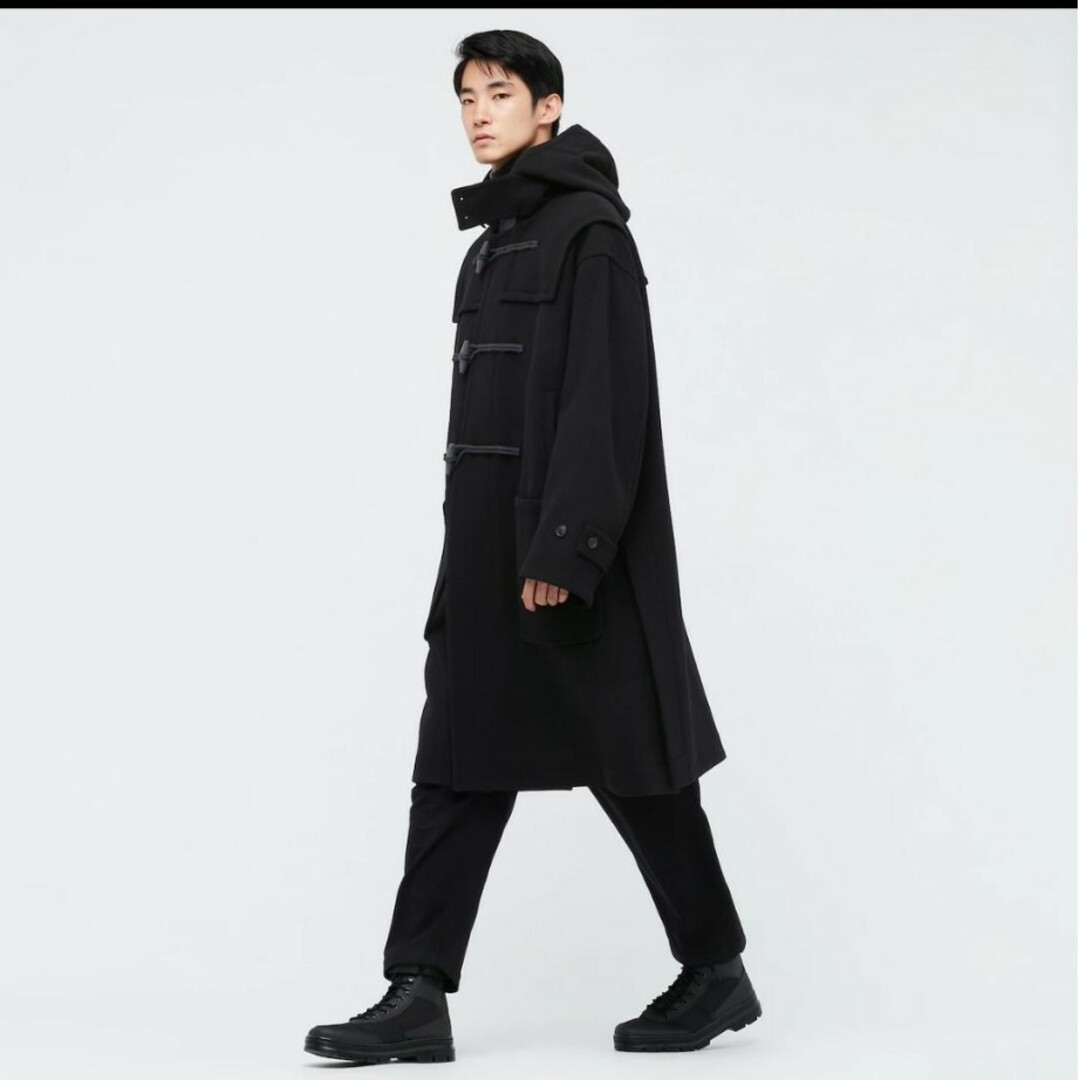 UNIQLO(ユニクロ)のUNIQLO +J ウール ダッフルコート Lサイズ ユニクロ ジルサンダー メンズのジャケット/アウター(ダッフルコート)の商品写真