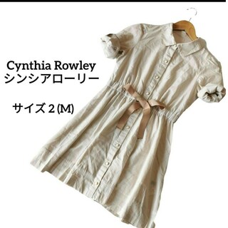 シンシアローリー(Cynthia Rowley)のCynthia Rowley　シンシアローリー　シャツワンピース 【M】(ひざ丈ワンピース)