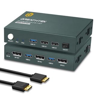 KVMスイッチDisplayport、USB3.0(PC周辺機器)