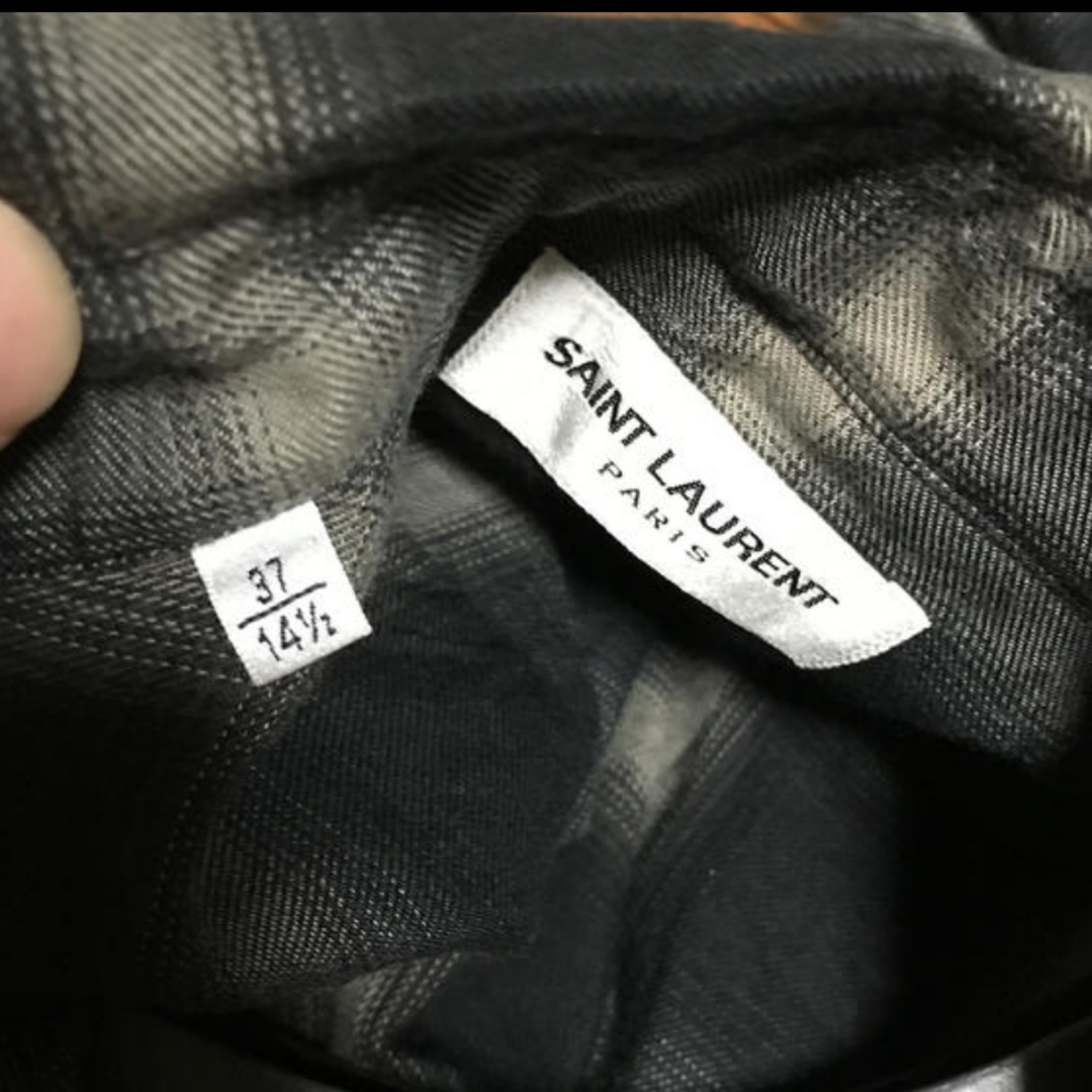 2016AW サンローラン チェックシャツ 数回使用 サイズ37