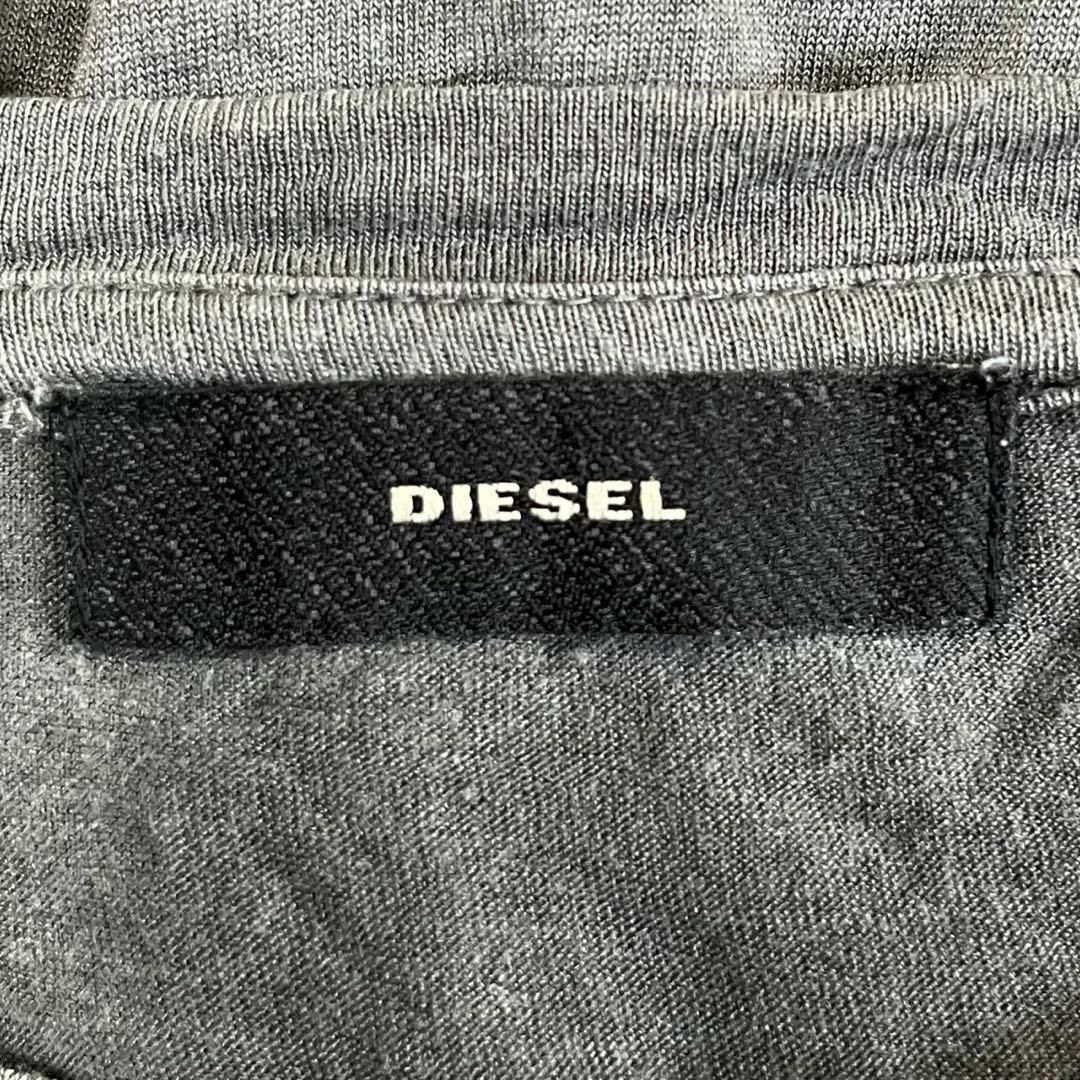 DIESEL(ディーゼル)のDIESEL ディーゼル (F) グレー プリント Tシャツ 半袖 レディース レディースのトップス(Tシャツ(半袖/袖なし))の商品写真