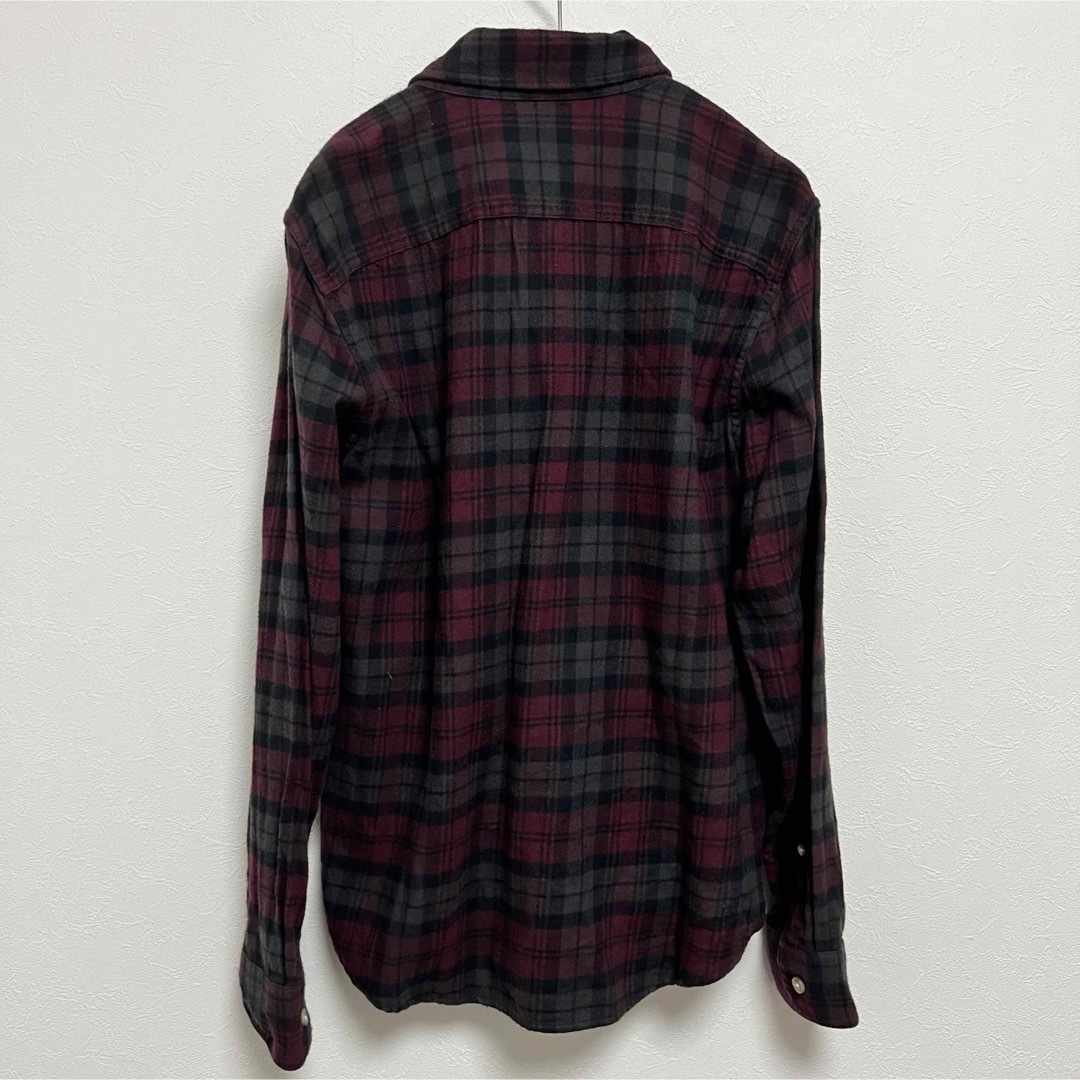 Abercrombie&Fitch(アバクロンビーアンドフィッチ)の【格安美品】アバクロ Abercrombie&Fitch ネルシャツ S メンズのトップス(シャツ)の商品写真