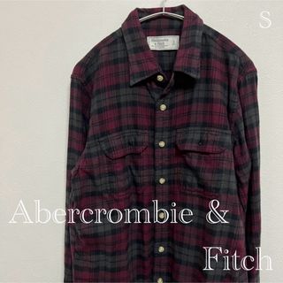 アバクロンビーアンドフィッチ(Abercrombie&Fitch)の【格安美品】アバクロ Abercrombie&Fitch ネルシャツ S(シャツ)