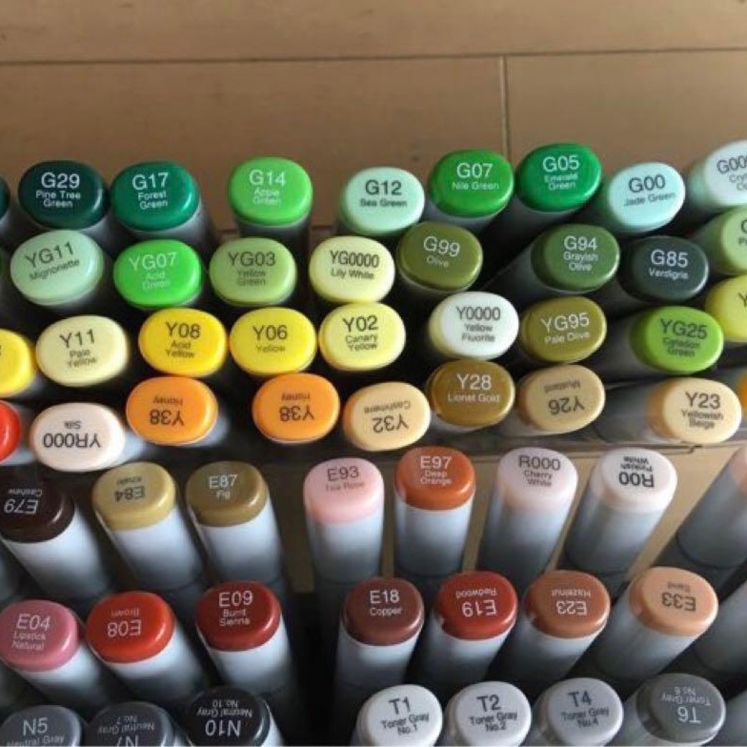 COPIC(コピック)のコピックスケッチ・マルチライナー200本他色々まとめて！スタンド、バリオスインク エンタメ/ホビーのアート用品(カラーペン/コピック)の商品写真