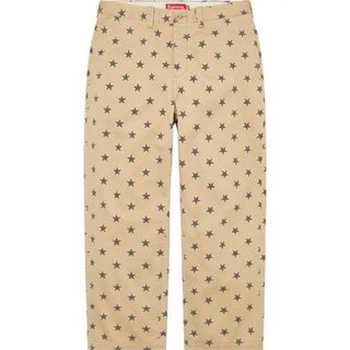 シュプリーム(Supreme)のSupreme Chino Pant "Khaki Stars" 32(チノパン)