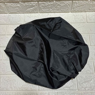 丸椅子カバー　ブラック　チェアカバー　チェアシート　椅子カバー　ビニール製素材(スツール)