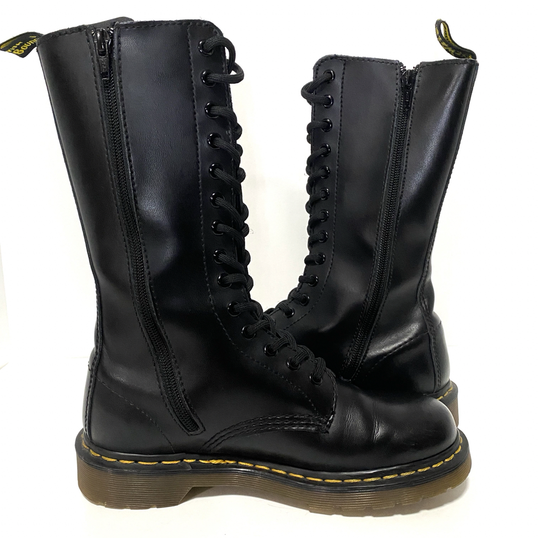 Dr.Martens/14ホールレザーブーツ/バタフライデザイン/24cm