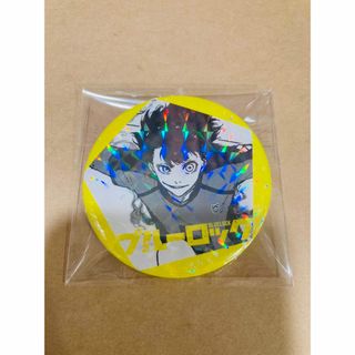ブルーロック　ホログラム缶バッジ　蜂楽廻　むにゅぐるみパティオ(キャラクターグッズ)