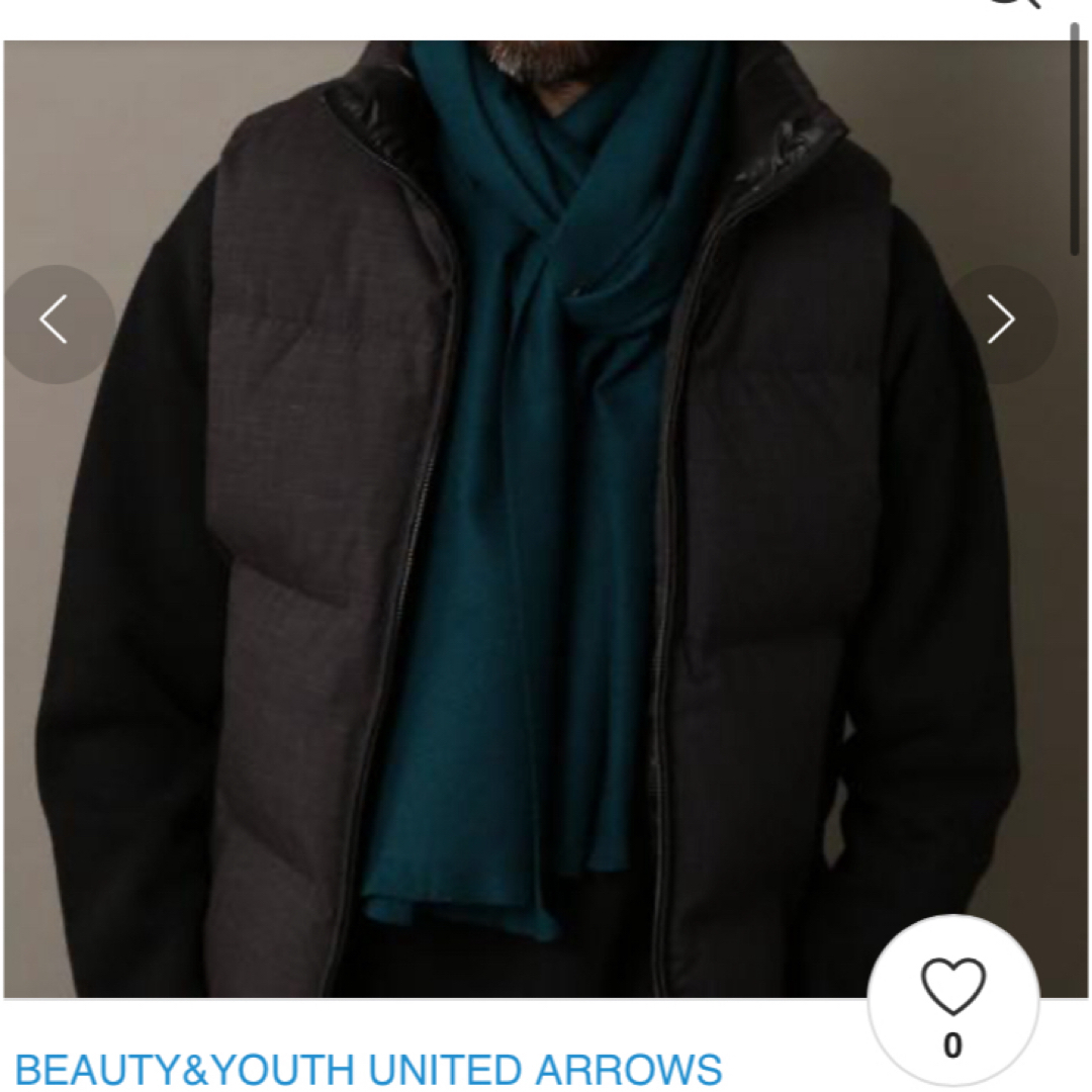 BEAUTY&YOUTH UNITED ARROWS - ソリッドカシミヤストール の通販 by