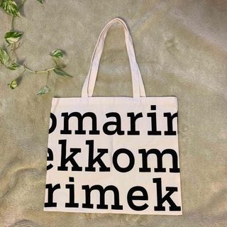 マリメッコ(marimekko)の✤marimekko✤マリメッコ トートバッグ(ロゴブラック)(トートバッグ)