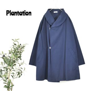 プランテーション(Plantation)の★Plantation プランテーション★コットンリネン コート ショールカラー(その他)