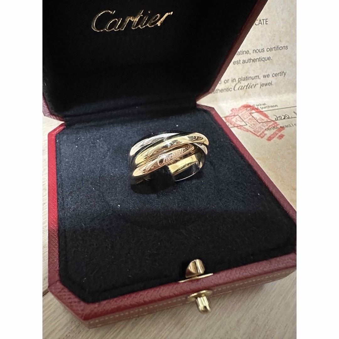 Cartier(カルティエ)の【箱保証書完備】カルティエ トリニティクラシックMMリング 750スリーゴールド メンズのアクセサリー(リング(指輪))の商品写真