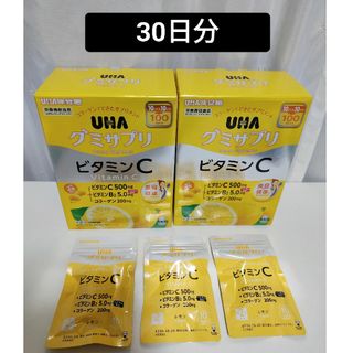 ユーハミカクトウ(UHA味覚糖)のUHA味覚糖 グミサプリ ビタミンC レモン味　10日分×3袋(ビタミン)