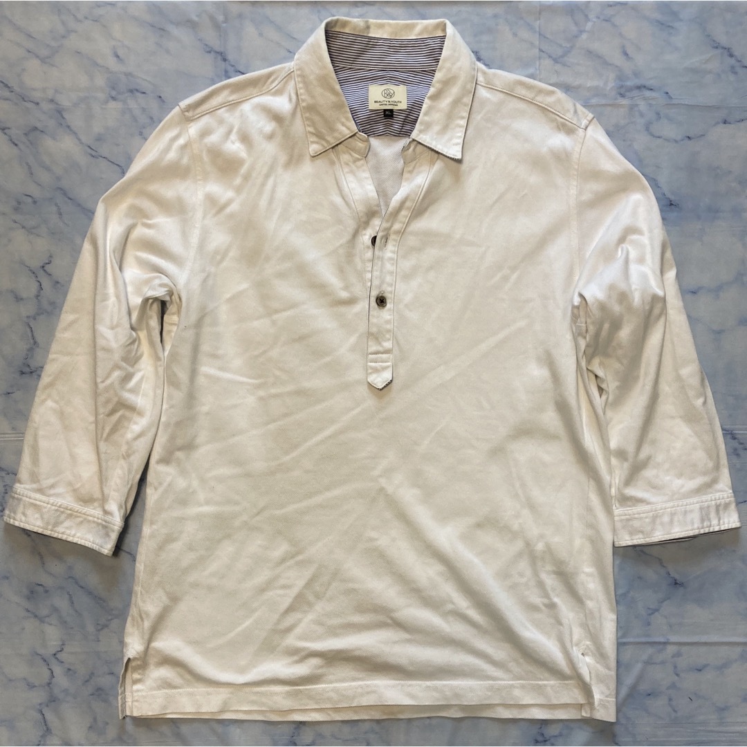 BEAUTY&YOUTH UNITED ARROWS(ビューティアンドユースユナイテッドアローズ)の【united arrows 】Polo Shirt /White /XL メンズのトップス(ポロシャツ)の商品写真