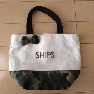 シップス(SHIPS)のシップス　迷彩柄ミニトートバッグ(トートバッグ)