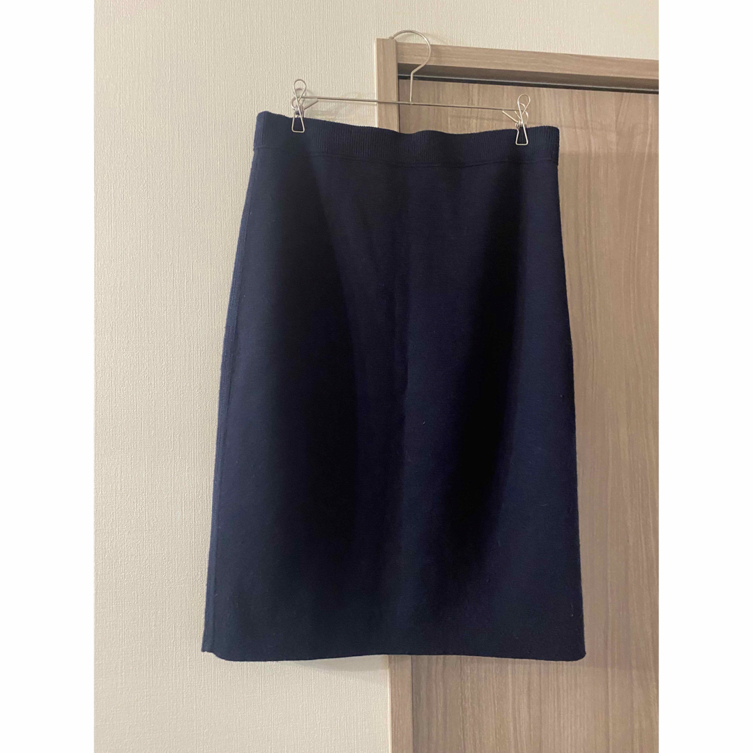 TOMORROWLAND(トゥモローランド)のトゥモローランド　リバーシブル ニットスカート　 レディースのスカート(ひざ丈スカート)の商品写真