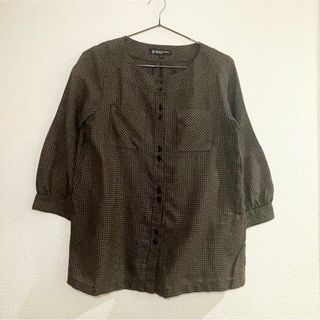 ビューティアンドユースユナイテッドアローズ(BEAUTY&YOUTH UNITED ARROWS)のビューティー&ユース　ノーカラーブラウス(シャツ/ブラウス(長袖/七分))