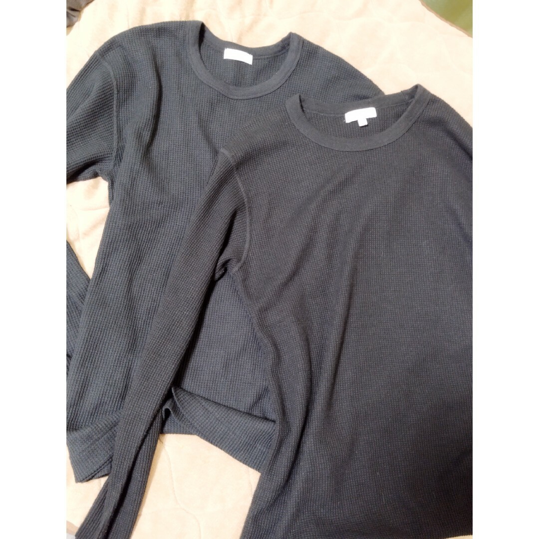 UNITED ARROWS　ワッフルクルーネックTシャツ　2枚セット メンズのトップス(Tシャツ/カットソー(七分/長袖))の商品写真