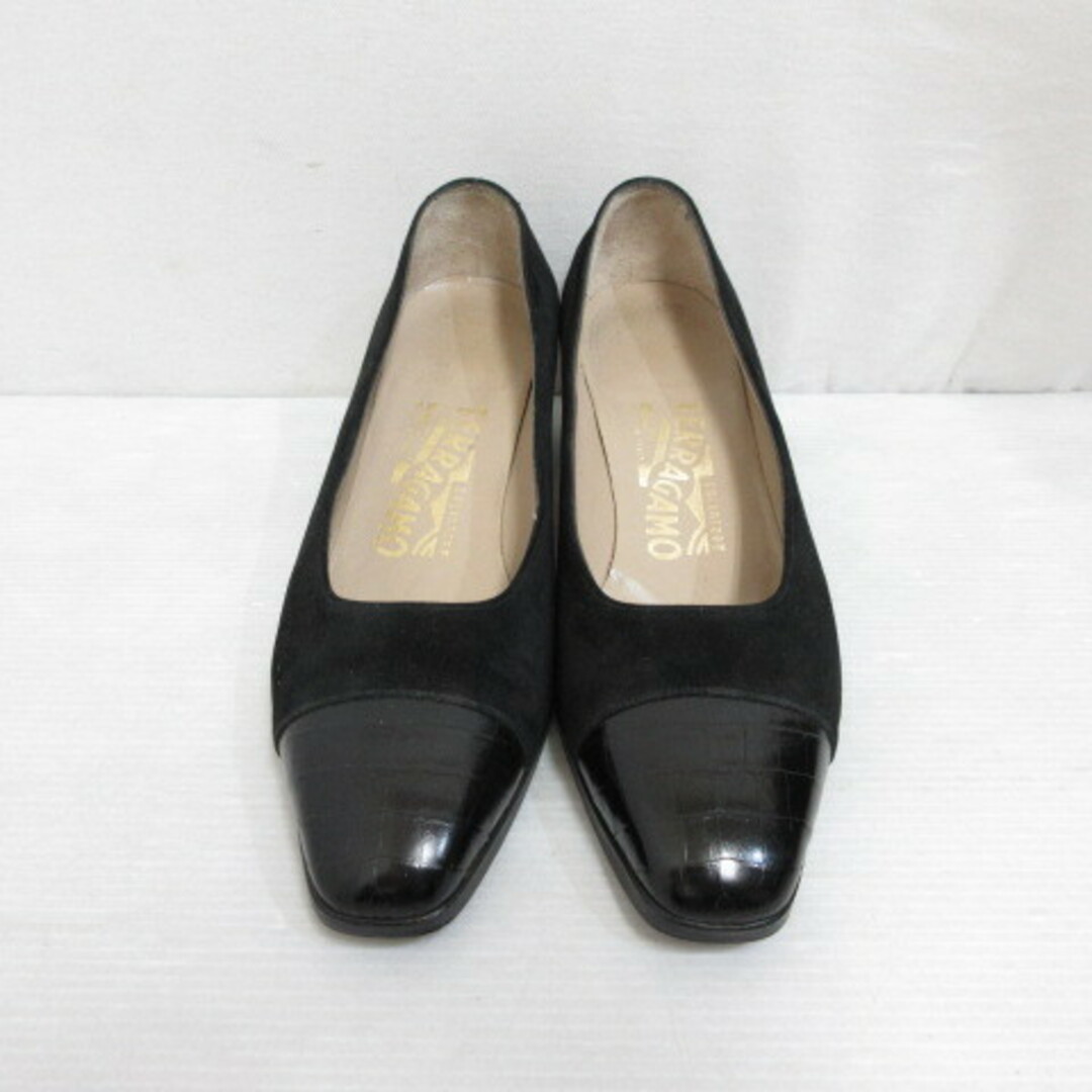 サルバトーレフェラガモ パンプス 6D - 黒靴/シューズ - dibrass.com