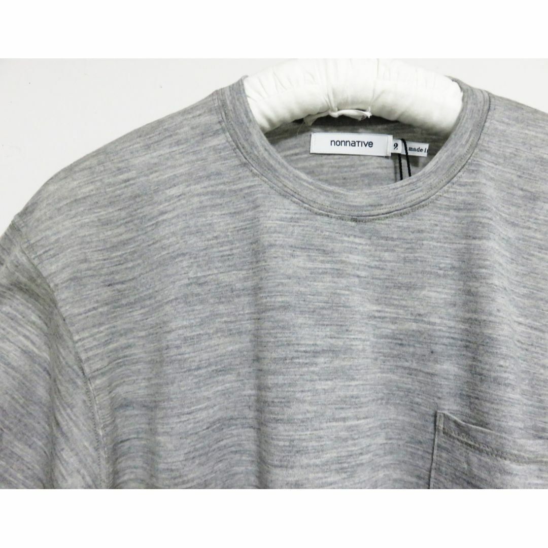 nonnative(ノンネイティブ)のnonnative DWELLER L/S TEE WOOL JERSEY 2 メンズのトップス(Tシャツ/カットソー(七分/長袖))の商品写真