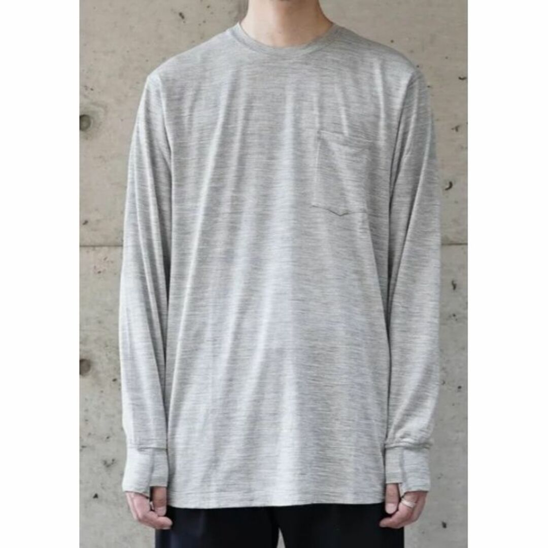 nonnative(ノンネイティブ)のnonnative DWELLER L/S TEE WOOL JERSEY 2 メンズのトップス(Tシャツ/カットソー(七分/長袖))の商品写真