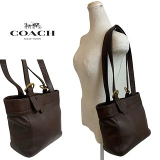 コーチ(COACH)のOLD COACH オールドコーチ USA製 4157 レザーショルダーバッグ(ショルダーバッグ)