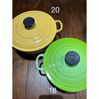 ルクルーゼ(LE CREUSET)のル・クルーゼ　ココットロンド　直接取引可！(鍋/フライパン)