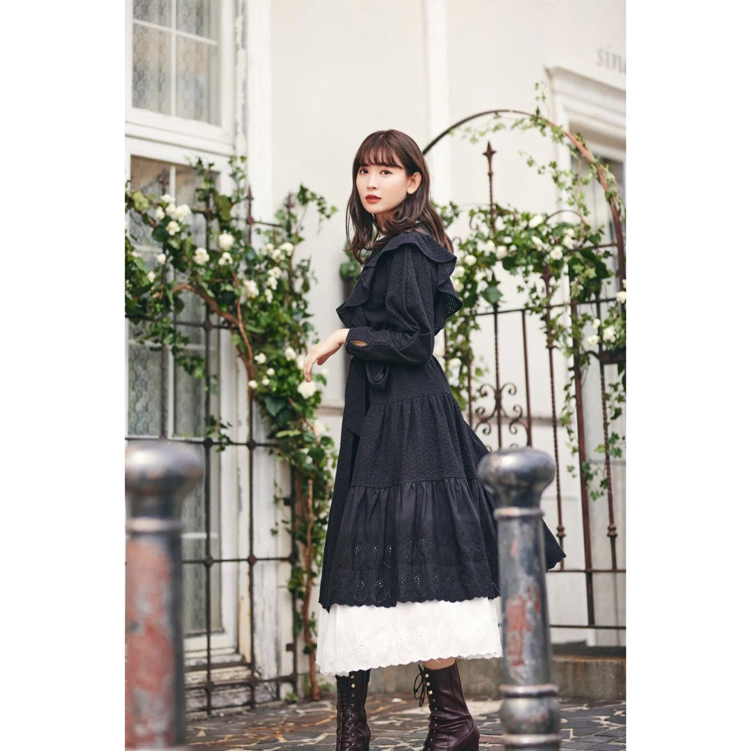 Her lip to - Herlipto two-tone ruffled lace dressの通販 by S♡'s