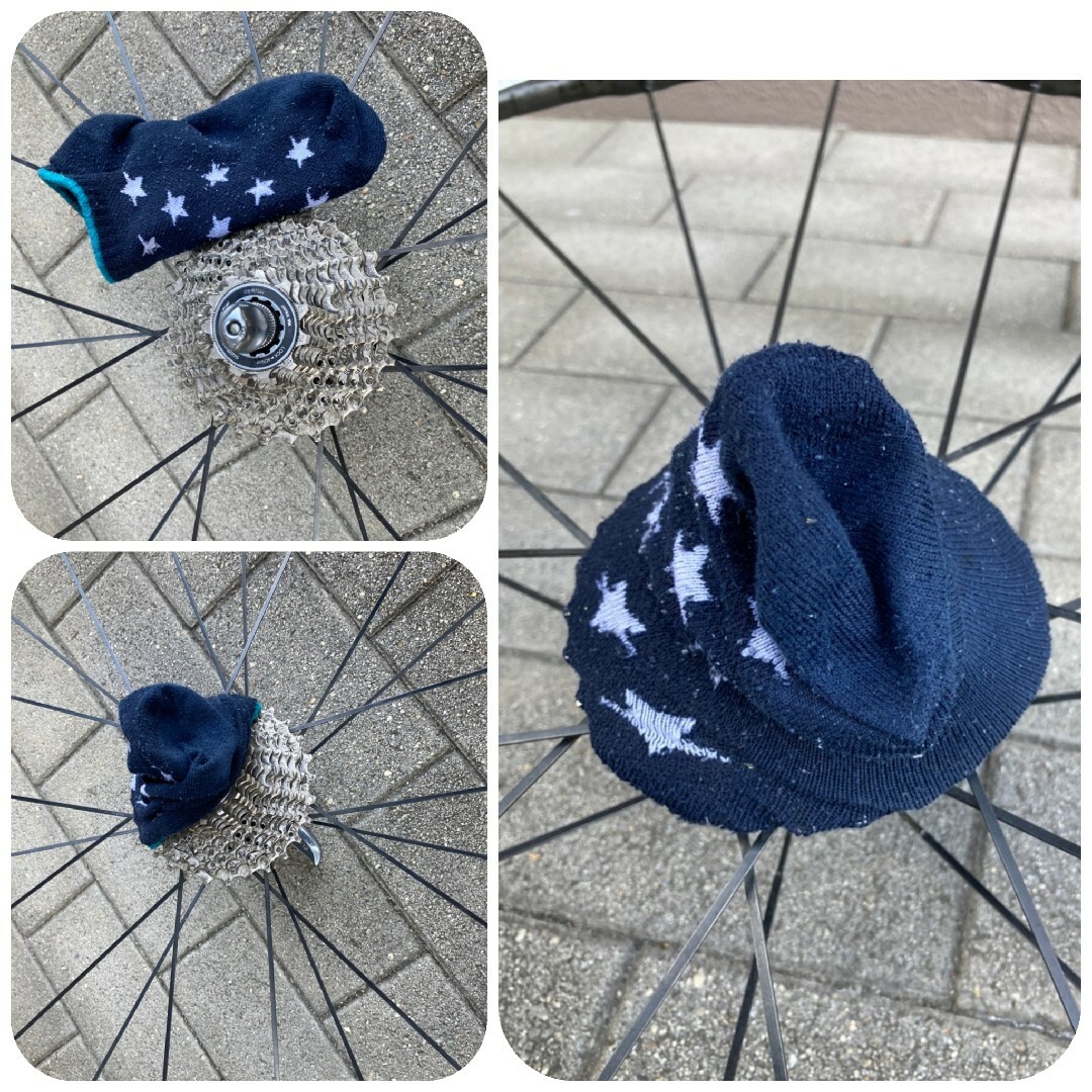 超軽量輪行袋　青色　115g スポーツ/アウトドアの自転車(バッグ)の商品写真