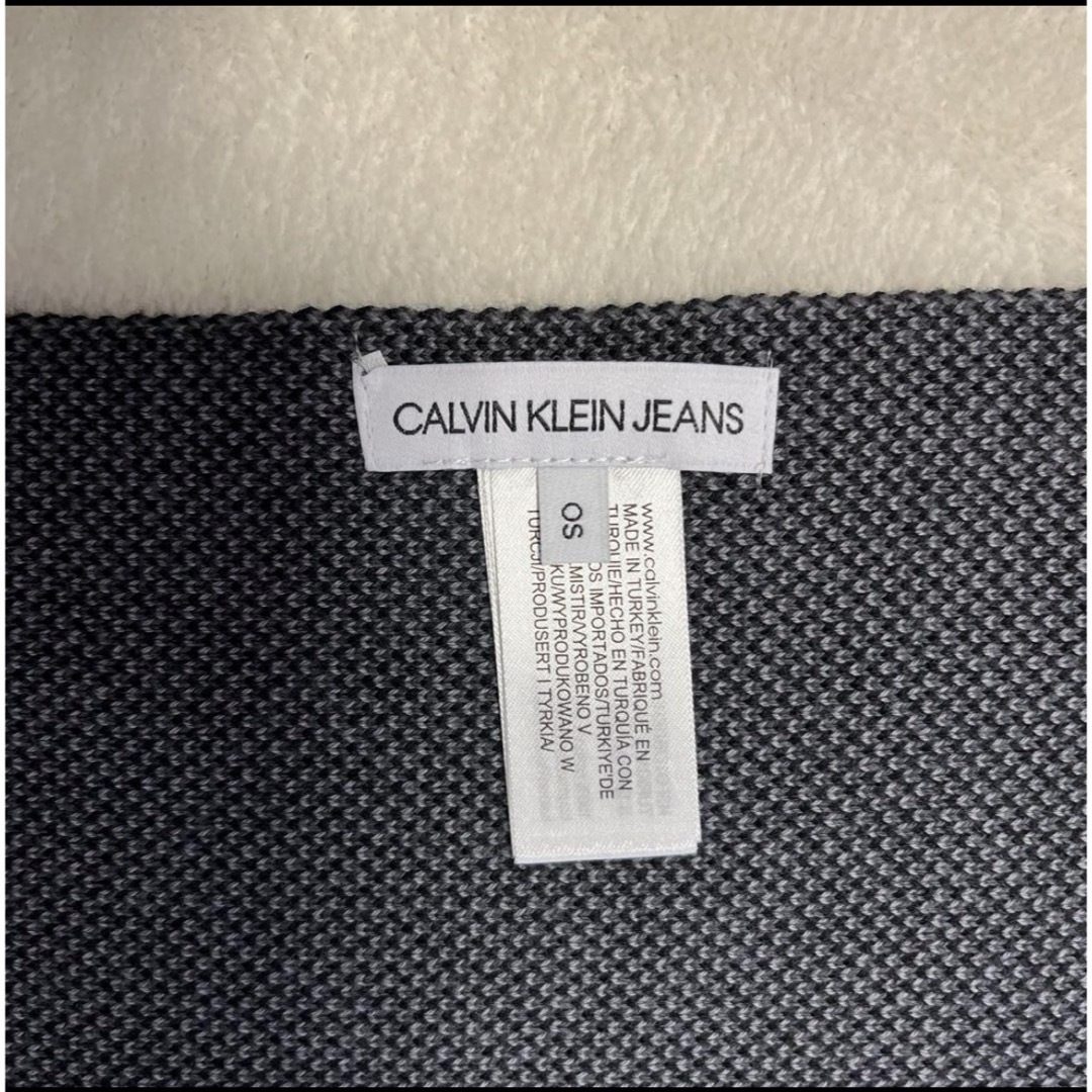 Calvin Klein(カルバンクライン)の【新品未使用】カルバンクライン カルバンクラインジーンズ マフラー ロゴ メンズのファッション小物(マフラー)の商品写真