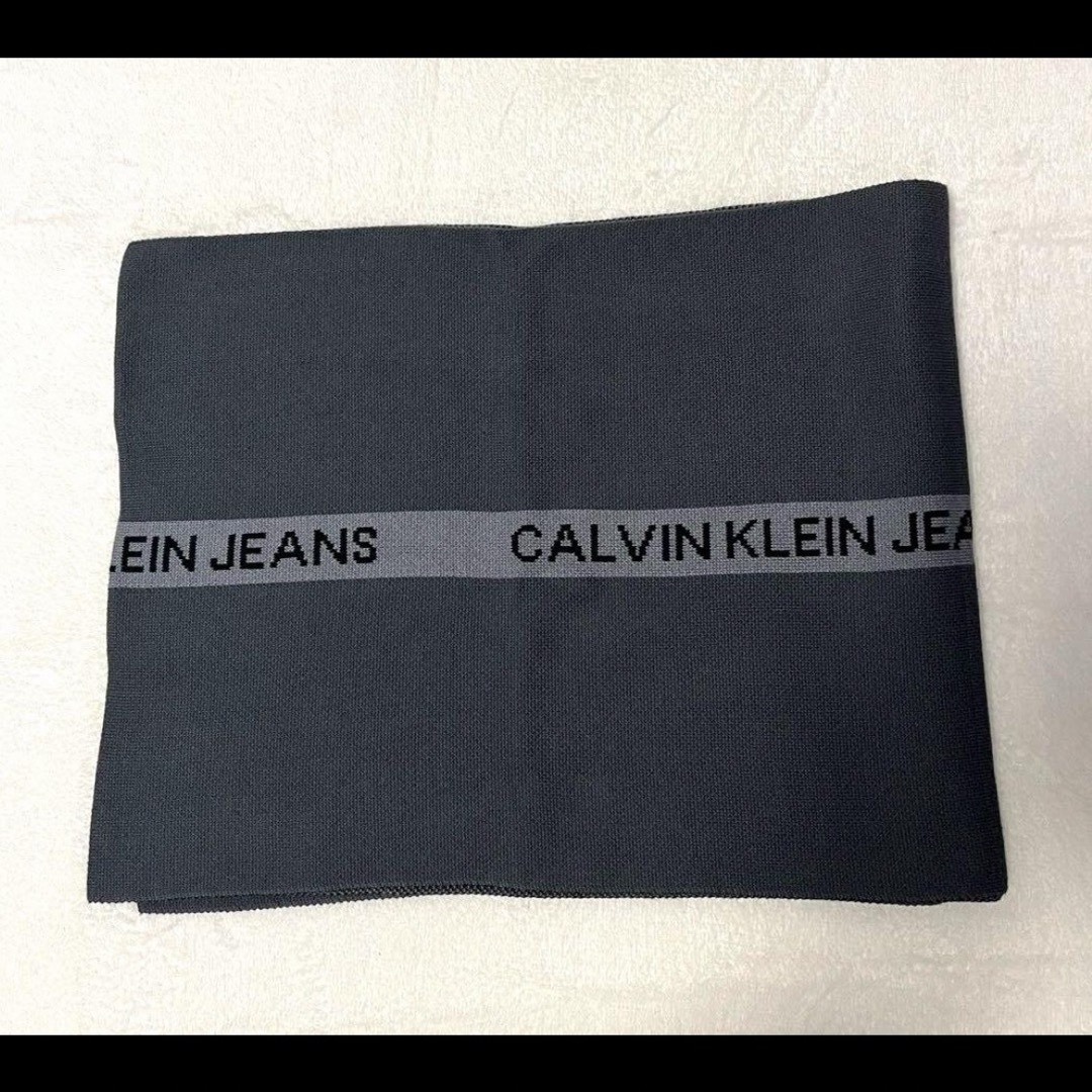 Calvin Klein(カルバンクライン)の【新品未使用】カルバンクライン カルバンクラインジーンズ マフラー ロゴ メンズのファッション小物(マフラー)の商品写真