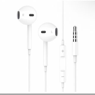 iPhone イヤホン 3.5mmイヤホン 有線 イヤホン HiFi高音質(ヘッドフォン/イヤフォン)