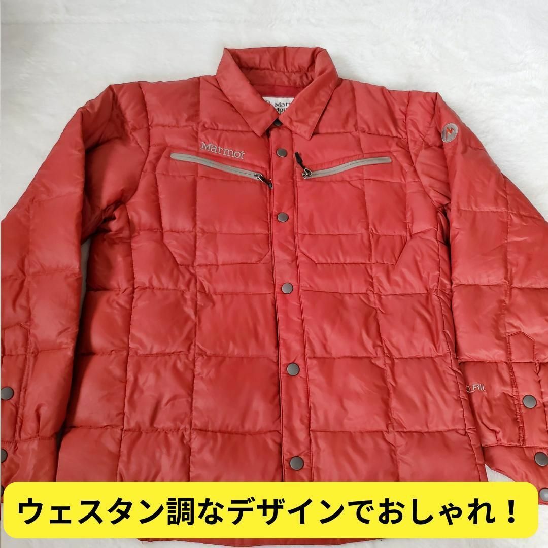 MARMOT(マーモット)の★Marmotマーモット★DOWN STAFFED SHIRTダウンシャツM メンズのジャケット/アウター(ダウンジャケット)の商品写真