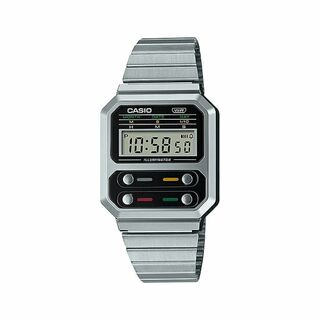 カシオ(CASIO)のCASIO　A100WE 復刻モデル　カシオ(腕時計(デジタル))