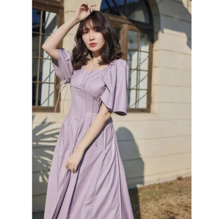 Her lip to - herlipto♡All Day Long Pleated Dressの通販 by macaron