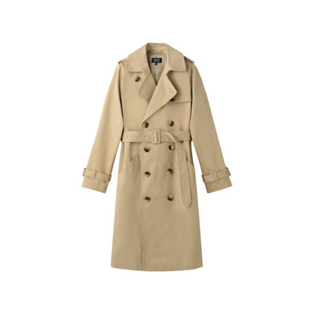 A.P.C - A.P.C. トレンチコート 36 TRENCH VENDEE 20P JPSの通販 by