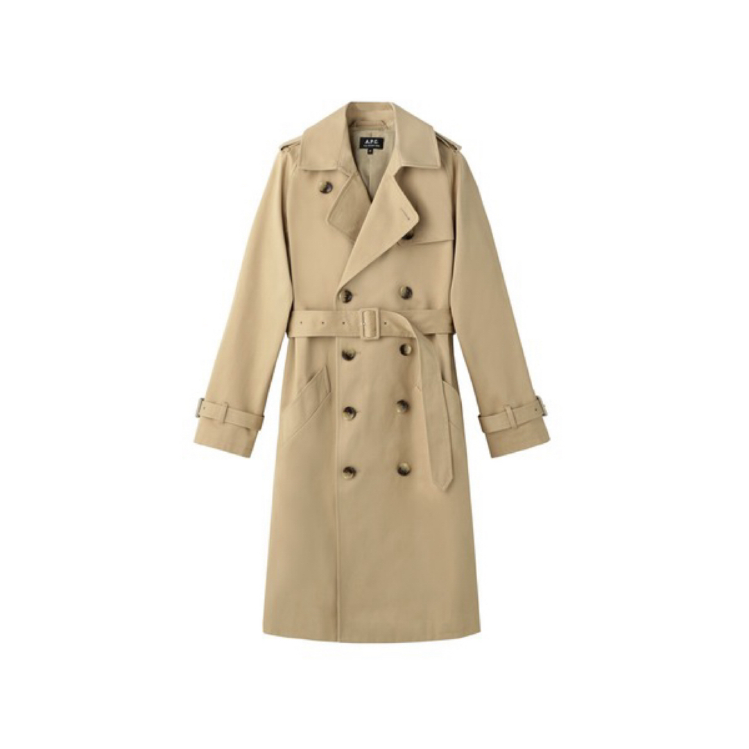 A.P.C - A.P.C. トレンチコート 36 TRENCH VENDEE 20P JPSの通販 A.P.C - A.P.C. トレンチコート 36 TRENCH VENDEE 20P JPSの通販