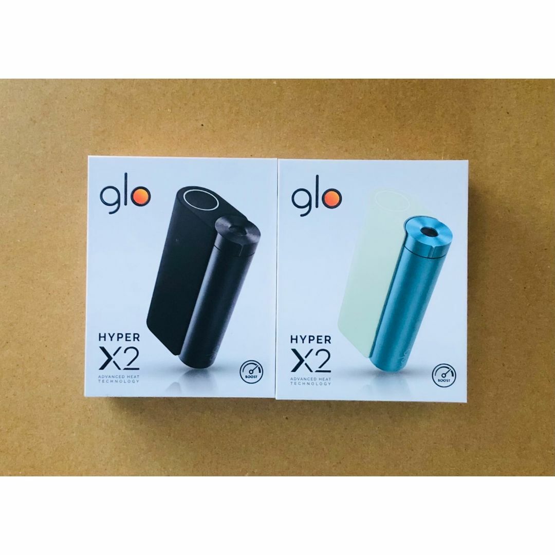 【新品未開封】glo HYPER X2　ブラック ミント　計２点セット スマホ/家電/カメラのスマホ/家電/カメラ その他(その他)の商品写真