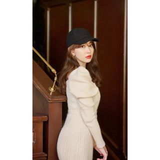 ハーリップトゥ(Her lip to)のHer lip to Tweed Ribbon Cap(キャップ)