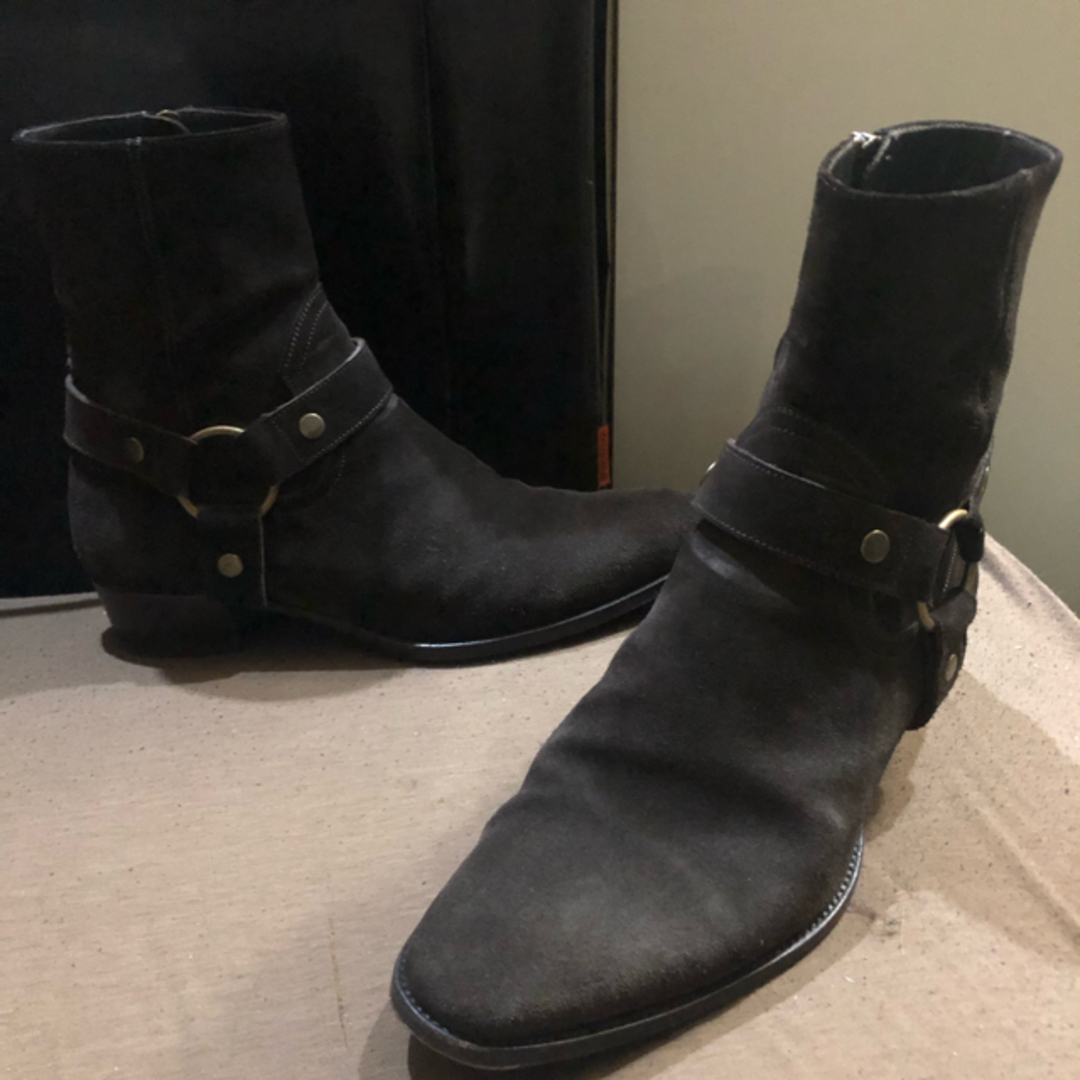SAINT LAURENT リングブーツ サンローラン シューズ 靴 42 - ブーツ SAINT LAURENT リングブーツ サンローラン シューズ 靴 42 - ブーツ