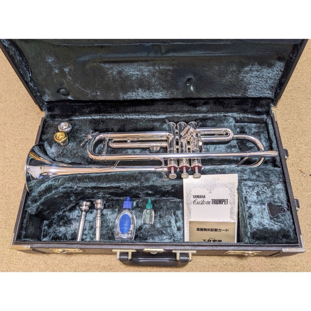 ヤマハ(ヤマハ)のカスタムトランペットYTR-8354S（B♭管・シルバーメッキ） 楽器の管楽器(トランペット)の商品写真