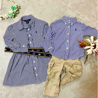 ラルフローレン(Ralph Lauren)のラルフローレン　シャツワンピース　100(ワンピース)