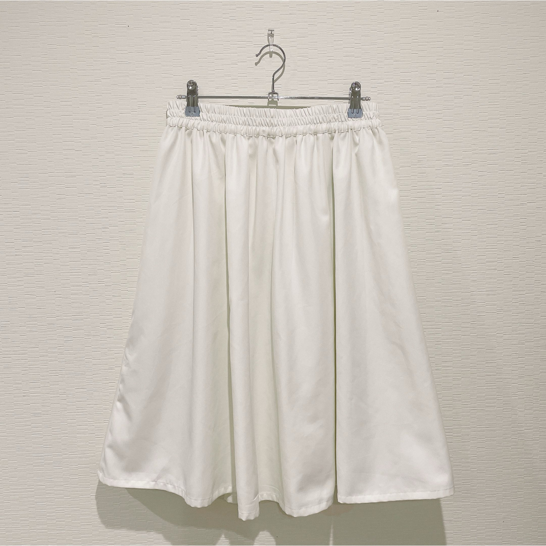 chocol raffine robe(ショコラフィネローブ)の【chocol raffine robe】プリーツ スカート ホワイト F レディースのスカート(ひざ丈スカート)の商品写真